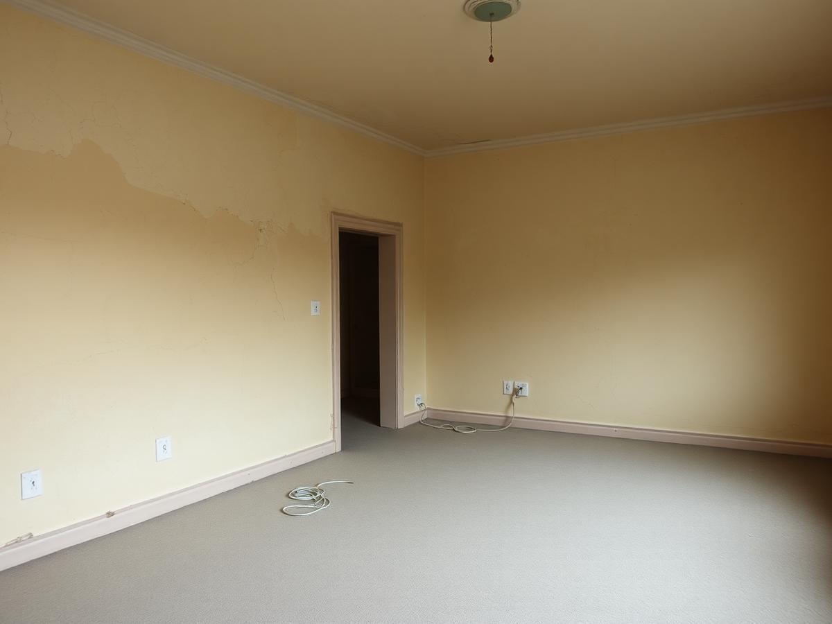 Living Room before interior repainting