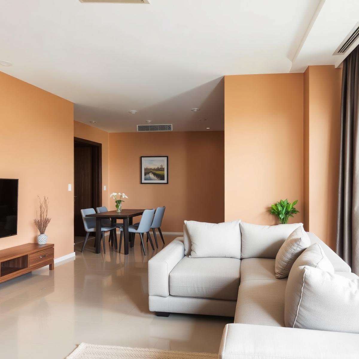 Modern 3BHK Interior, Bhopal